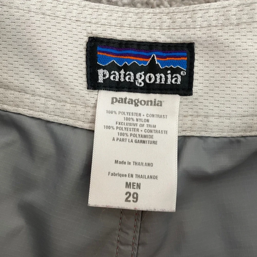 Patagonia Board Shorts Mens Size 29 x 8 Swim Trunks Poretto Surf Red